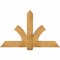 Ekena Millwork Redmond Rough Sawn Timber Gable Bracket, Western Red Cedar, 60"W x 38"H x 6"D x 6"F, 15/12 Pitch GBW060X38X0606RED00RWR - alternate 1